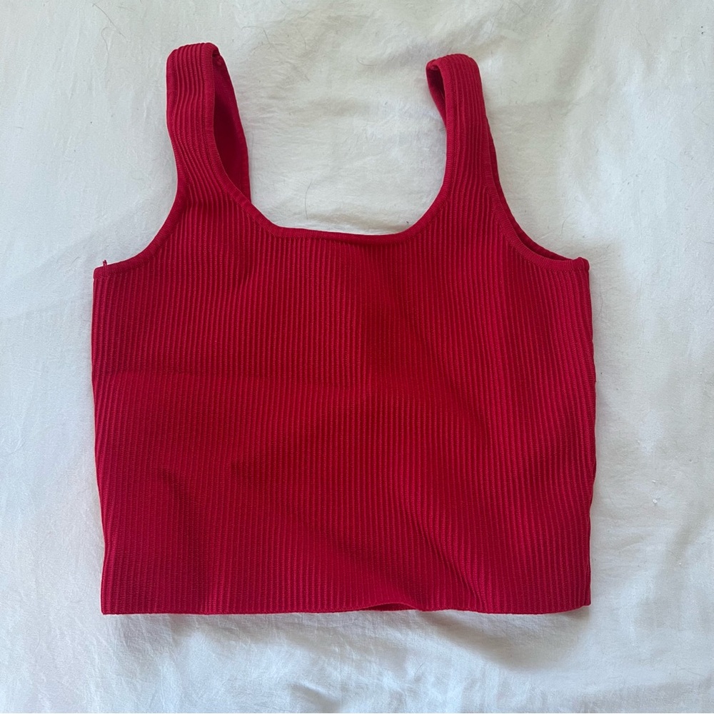 Womens Red L.A. Hearts Tank Top